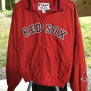 Majestic Boston Red Sox Mens Red Dugout Jacket